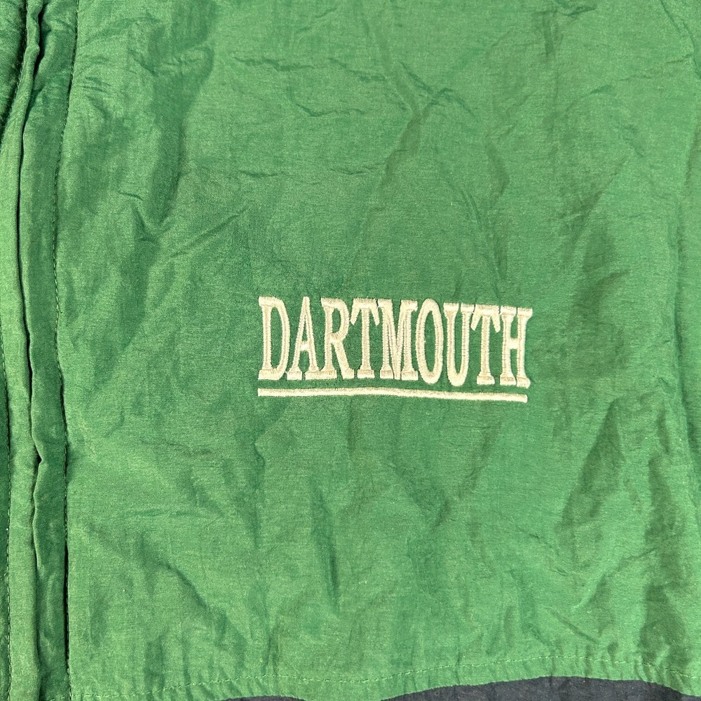 Vintage Dartmouth College Windbreaker Jacket Mens XL Colorblock Cable Sportswear - Picture 3 of 9